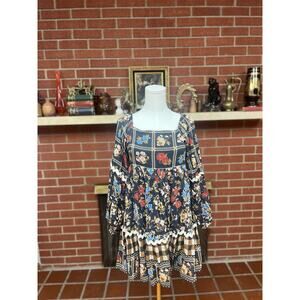 Spell and the gypsy collective Patchwork Mini Dress S